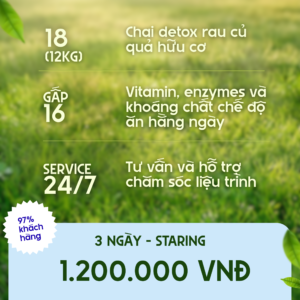Liệu trình 3 ngày